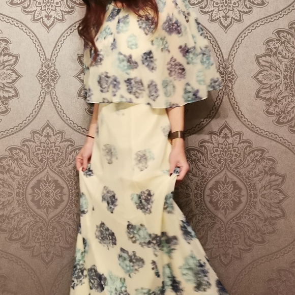 BCBG MaxAzria maxi floral print dress - Picture 6 of 8